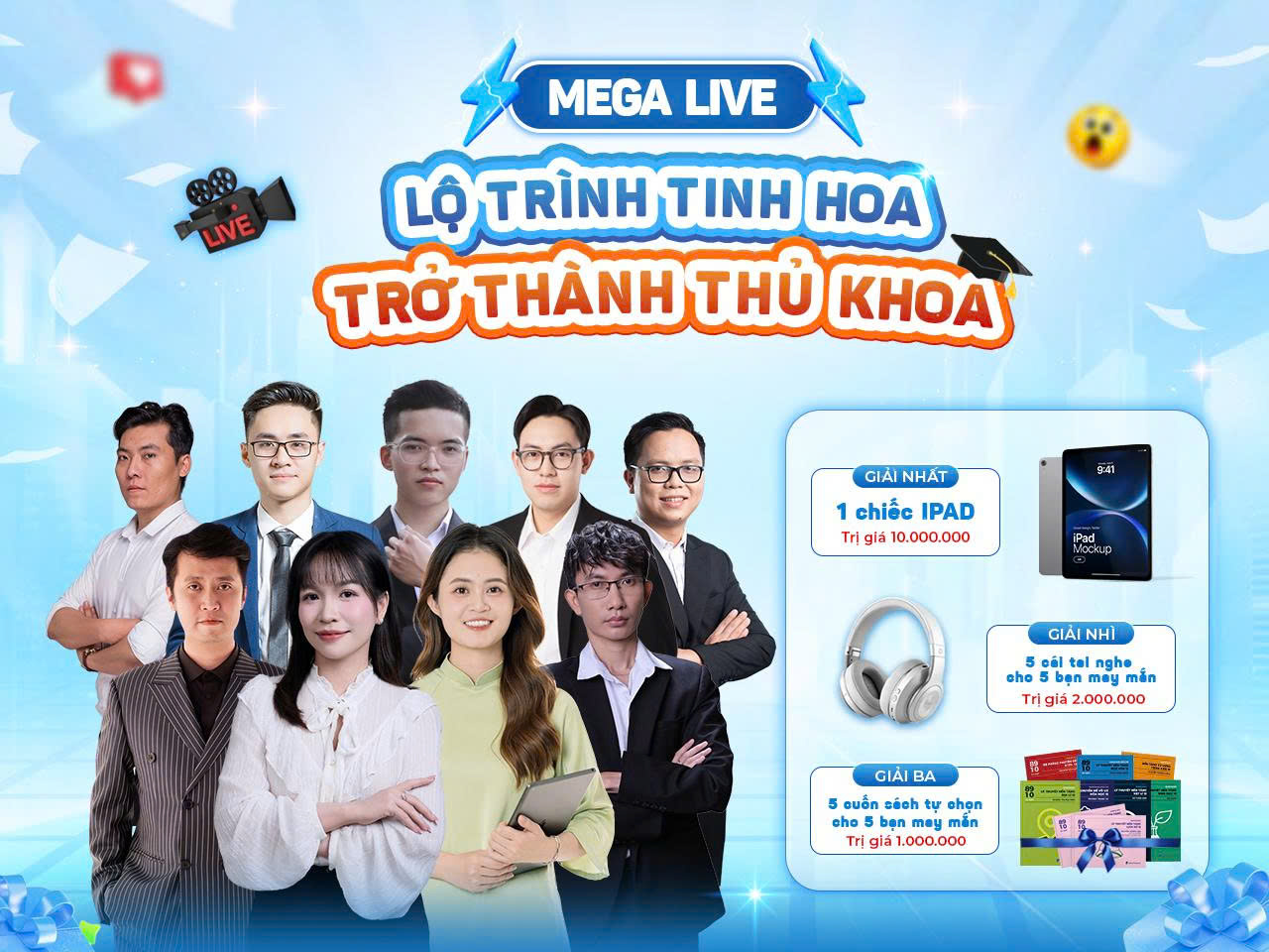 MEGALIVE Lộ trình tinh hoa – Trở thành Thủ khoa